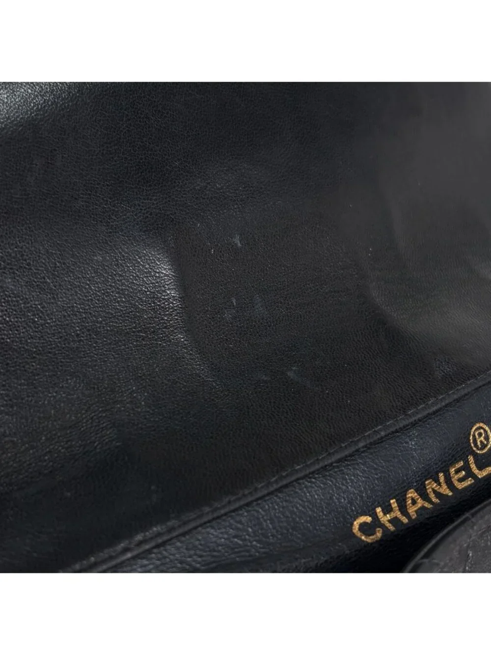 Chanel Backpack CC Logo Leather Black